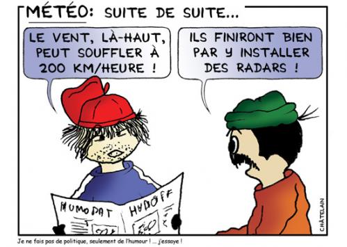 Cartoon: METEO suite de suite (medium) by chatelain tagged humour,meteo,suite
