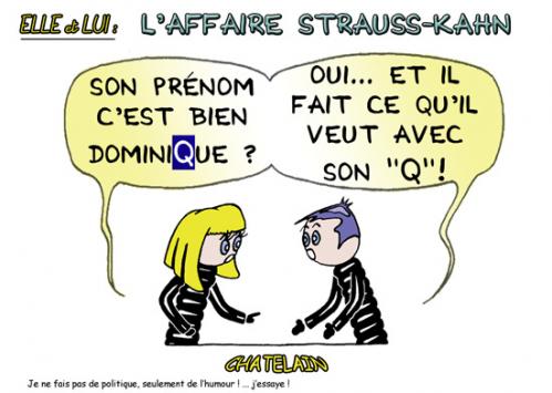 Cartoon: Strauss ..... (medium) by chatelain tagged humour