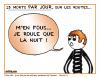 Cartoon: 13 PAR JOUR (small) by chatelain tagged humour,13,jour,nuit
