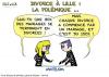 Cartoon: DIVORCE A LILLE (small) by chatelain tagged humour