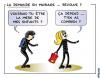 Cartoon: La demande en mariage (small) by chatelain tagged humour,la,demande,mariage