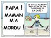 Cartoon: MAMAN M A MORDU (small) by chatelain tagged maman,mordu,france,patarsort,