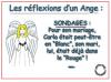Cartoon: Reflexions d un Ange (small) by chatelain tagged humour,ange,sondages,patarsort,