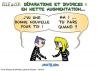 Cartoon: Separations divorces (small) by chatelain tagged humour,divorces,patarsort