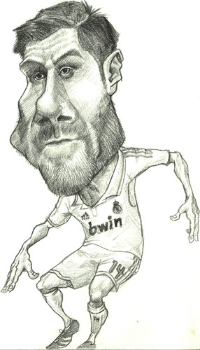 Cartoon: Xabi Alonso (medium) by Arley tagged xabi,alonso,real,madrid,caricatura,caricature,futbol