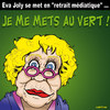 Cartoon: Les verts ... au vert ! (small) by CHRISTIAN tagged eva,joly,vert,ecolo
