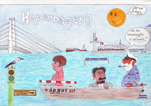 Cartoon: Hopenhagen (medium) by mescalero tagged mescalero