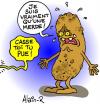 Cartoon: Complexe (small) by Alain-R tagged shit