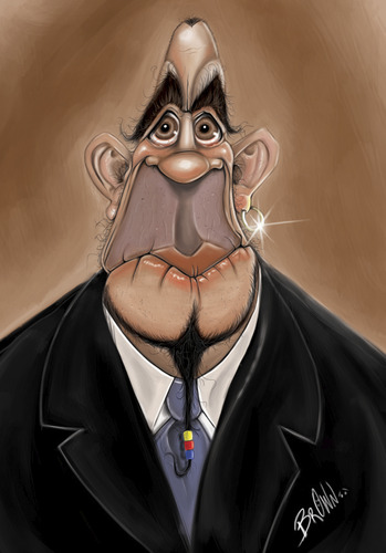 Cartoon: The man (medium) by tooned tagged cartoons,caricature,illustrati