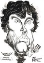 Cartoon: BENEDICT CUMERBACH (small) by Tim Leatherbarrow tagged sherlock,holmes,benedict,cumerbach,watson