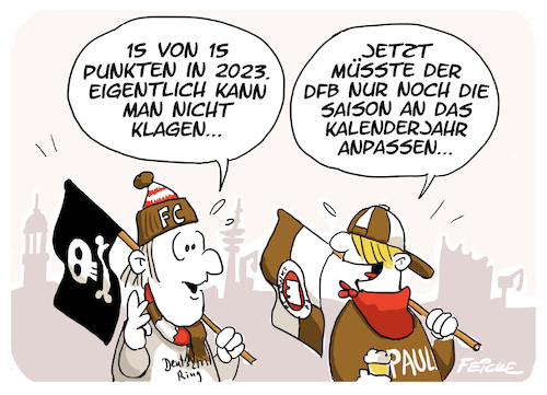 Cartoon: FCSP Kalenderjahr (medium) by FEICKE tagged fc,st,sankt,pauli,bundesliga,zwei,dfb,saison,fussball,fußball,fc,st,sankt,pauli,bundesliga,zwei,dfb,saison,fussball,fußball