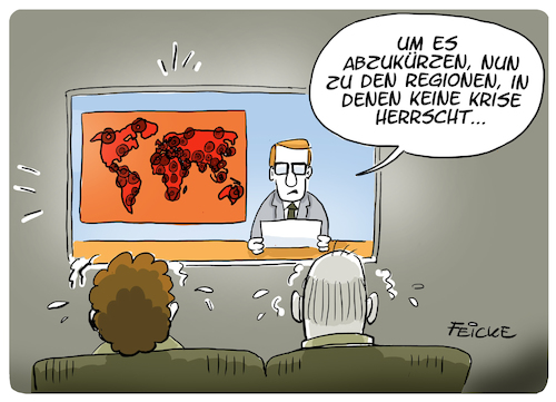 Cartoon: Krisenregion (medium) by FEICKE tagged krise,welt,erde,skandal,politik,radikal,umwelt,klima,krise,welt,erde,skandal,politik,radikal,umwelt,klima