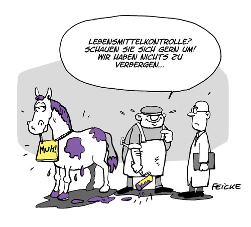 Cartoon: Lila Kuh (medium) by FEICKE tagged kuh,rind,rinderfleisch,lasagne,pfer,pferdefleisch,fleisch,skandale,lebensmittel,kontrolle,eu,verbraucherschutz,kuh,rind,rinderfleisch,lasagne,pfer,pferdefleisch,fleisch,skandale,lebensmittel,kontrolle,eu,verbraucherschutz