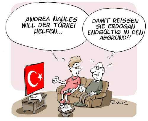 Nahles will Türkei helfen