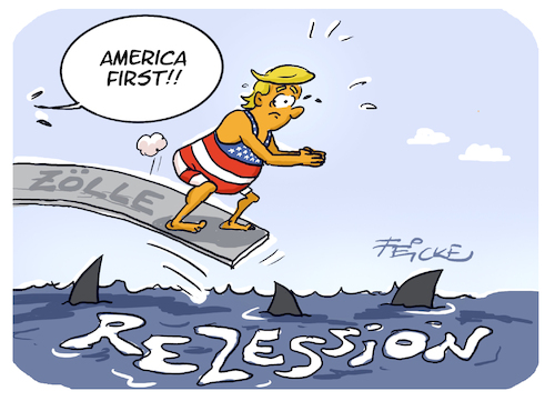 Trump Rezession First DEUTSCH