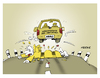 Cartoon: ADAC Liebling (small) by FEICKE tagged adac,automobilclub,auto,empfehlung,lieblingsauto,betrug,unfall,straßenverkehr,verkauf,kfz