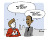 Cartoon: Angie bei Barack (small) by FEICKE tagged angela,merkel,nsa,usa,besuch,barack,obama