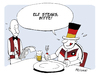 Cartoon: Appetit (small) by FEICKE tagged wm fussball weltmeisterschaft finale brasilien argentinien deutschland essen restaurant fan feicke