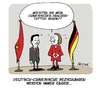 Cartoon: Drachengeweih? (small) by FEICKE tagged merkel,xi,ping,besuch,china,deutschland,beziehungen