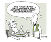 Cartoon: Dschungelcamp (small) by FEICKE tagged tv,fernsehen,dschungelcamp,rtl,ekel,pruefungen,essen
