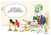 Cartoon: Erdogan beim Staatsbankett (small) by FEICKE tagged erdogan,türkei,steinmeier,deutschland,staatsempfang,bankett,essen,fuß,fussball,euro,2024,europameisterschaft,uefa