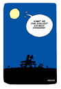 Cartoon: Feierabend (small) by FEICKE tagged mond,nacht,dienstschluss,schluss,ende,aus,liebespaar,romanze,allein