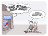 Cartoon: Jetzt übertreibt es die AfD (small) by FEICKE tagged fad,partei,rechts,populist,programm,parteitag,abstimmung,trump,slogan