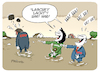 Cartoon: Lascht lacht (small) by FEICKE tagged larmin,lascht,kandidat,bundestag,bundeskanzler,olaf,scholz,anna,lena,baerbock,flut,katastrophe,regen,unwetter,klima,wahlkampf