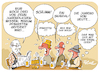 Cartoon: Pfingsten Unkenntnis (small) by FEICKE tagged pfingsten,feiertag,kirche,christentum,katholisch,evangelisch,religion