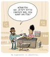 Cartoon: Rand halten (small) by FEICKE tagged rand,halten,südafrika,währung,geld,supermarkt,wortspiel