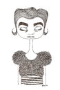 Cartoon: klara (small) by maicen tagged illustration,drawing,art,girl,maicen,fashion,pattern