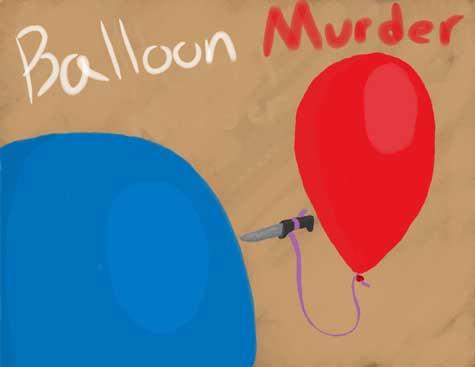 Cartoon: Balloon Murder (medium) by Nick Roberts tagged balloons,murder,killing