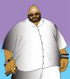 Cartoon: Suge Knight (small) by grant tagged suge,knight,caricature