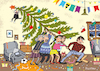Cartoon: Frohe Weihnachten (small) by Sergei Belozerov tagged weihnachten,christmas,christmastree,cat,katze,familie,feiertag,neujahr