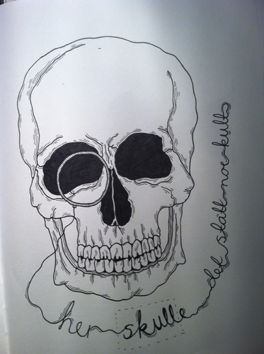 Cartoon: skull (medium) by jannis tagged skull