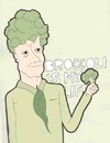 Cartoon: broccoli man (small) by jannis tagged people