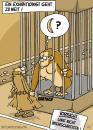 Cartoon: Exhibitionist (small) by mil tagged exhibitionist,flasher,mann,gorilla,zoo,risiko,schmerz,mil
