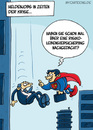 Cartoon: Heldenkrise (small) by mil tagged krise finanzkrise wirtschaftskrise chance job gelegenheit superman superheld held fall versicherung risiko lebensversicherung vertrag abschluss vertreter abgesichert tod