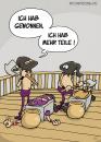 Cartoon: Henker Konkurrenzkampf (small) by mil tagged henker scharfrichter beil wettbewerb sieg mil
