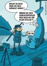 Cartoon: Kein leichter Fang (small) by mil tagged fisch,angler,angelrute,fang,fischfang,foto,gewicht,problem,komplexe,ärger,mil