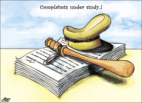 Cartoon: clames under study (medium) by samir alramahi tagged arab,jordan,ramahi,cartoon