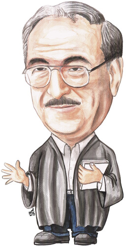 Cartoon: Dr. Mohamed Hammouri of jordan (medium) by samir alramahi tagged jordan,arab,ramahi,portrait,cartoon