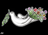 Cartoon: arab dove (small) by samir alramahi tagged peace,dove,israel,palestine,arab,ramahi
