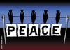 Cartoon: Black peace (small) by samir alramahi tagged peace palestine israel arab ramahi