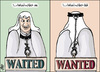 Cartoon: obama speach (small) by samir alramahi tagged obama wanted usa arab scarf ramahi kofiah cartoon