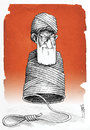 Cartoon: Iranian supreme leader (small) by Kianoush tagged executions,islamic,republic,iran