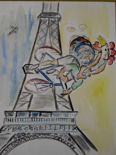 Cartoon: Tour de France special (medium) by Edel tagged paris