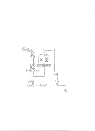 Cartoon: Evaluation III (medium) by Erwin Pischel tagged evaluation,schule,pischel