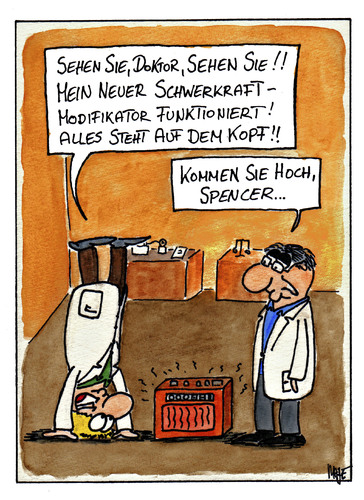 Cartoon: Spencer (medium) by spass-beiseite tagged forscher,professor,labor,experiment,schwerkraft,beiseite,spass,unterhaltung,panel,fun,illustration,design,pointe,kunst,comicstrips,comictagebuch,tagebuch,comic,cartoons,cartoon,witz,bildwitz