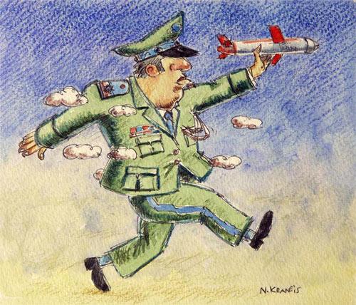 Cartoon: Luftwaffe (medium) by neophron tagged satire,cartoon,war,krieg